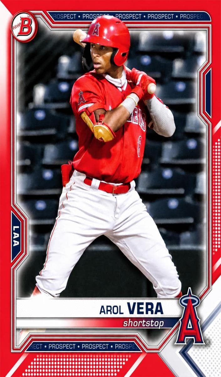 Arol Vera 2021 bowman Bowman Draft