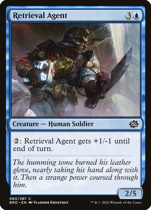 Retrieval Agent 2022 Magic: The Gathering Brother's War