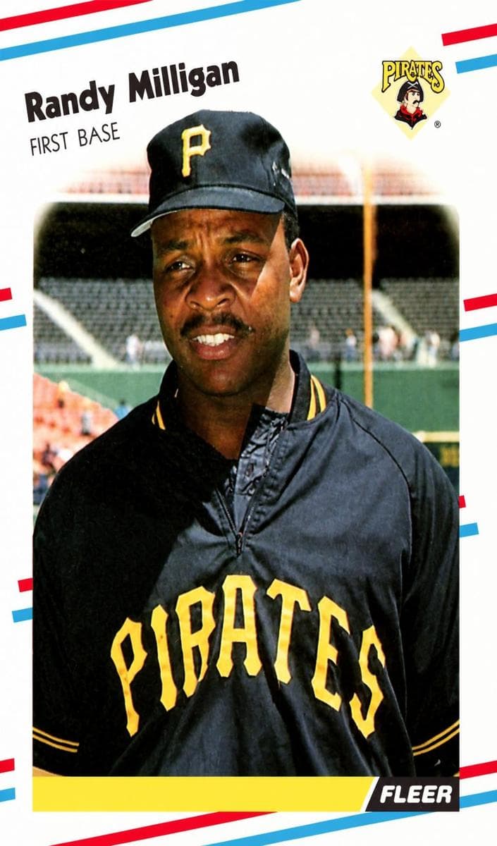Randy Milligan 1988 fleer Fleer Update