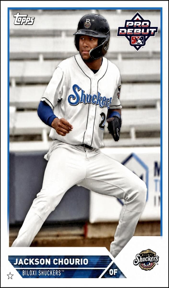 Jackson Chourio 2023 topps Topps Pro Debut