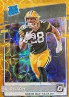 AJ Dillon 2020 panini Donruss Optic