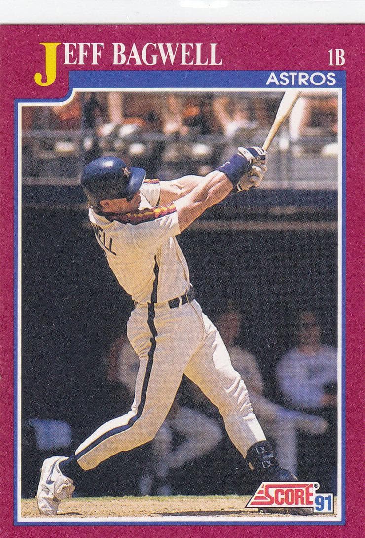 Jeff Bagwell 1991 panini Score Rookie & Traded
