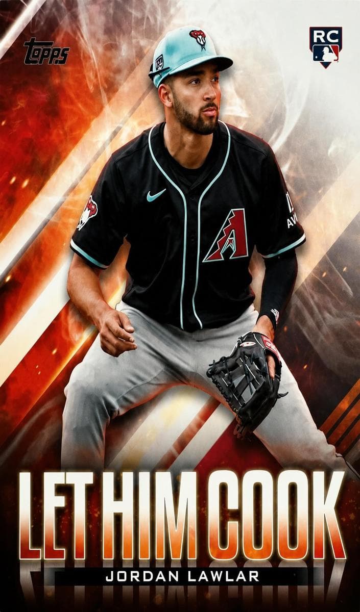Jordan Lawlar 2024 topps Topps Update