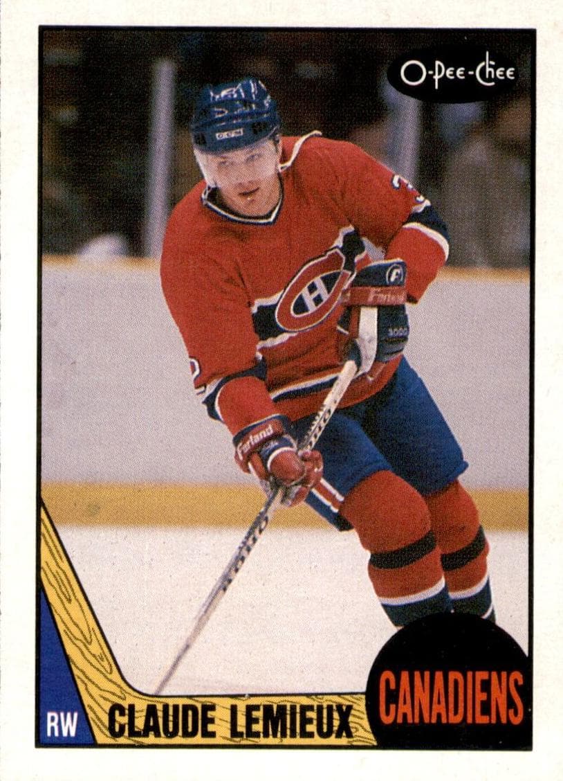 Claude Lemieux trading card