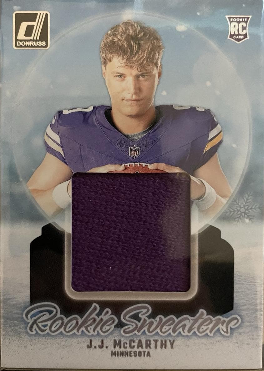 J.J. McCarthy 2024 panini Panini Donruss