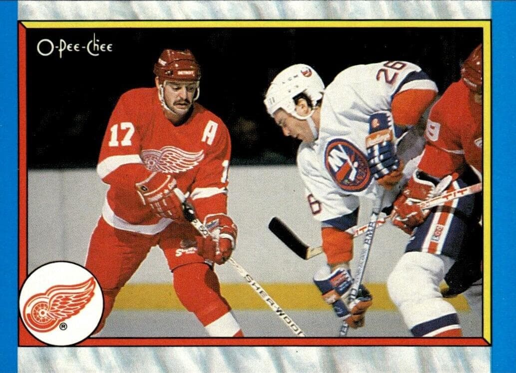Detroit Red Wings 1989 topps O-Pee-Chee