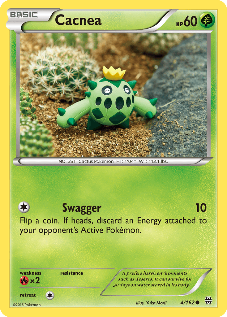 Cacnea 2015 Pokemon Japanese Blue Shock