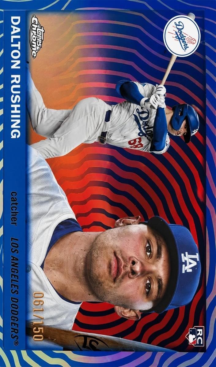 Dalton Rushing 2025 topps Topps Chrome Platinum