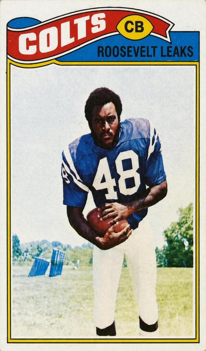 Roosevelt Leaks 1977 topps