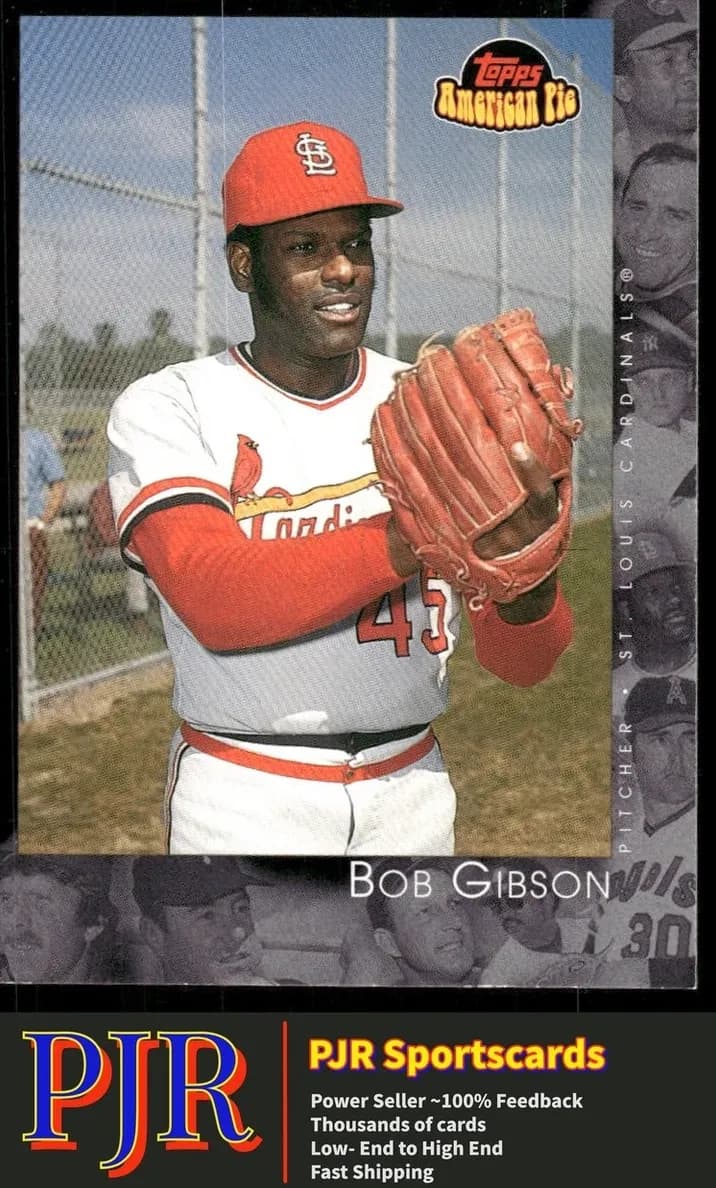 Bob Gibson 2001 topps Topps American Pie