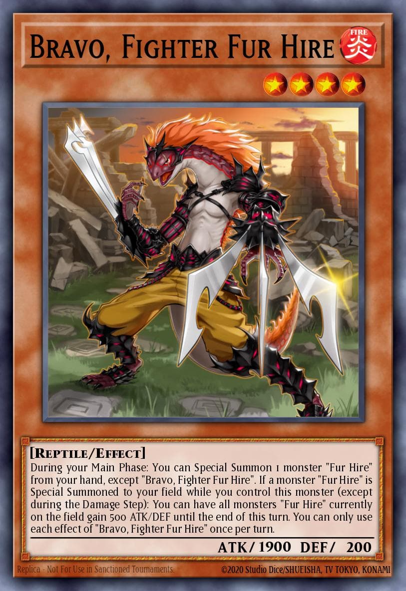 Bravo, Fighter Fur Hire 2019 Yu-Gi-Oh!
