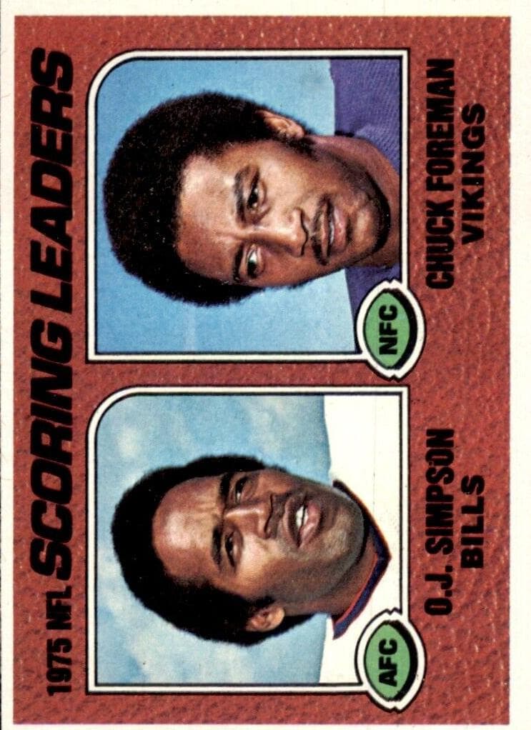 1975 Scoring Leaders (O.J. Simpson / Chuck Foreman) #204