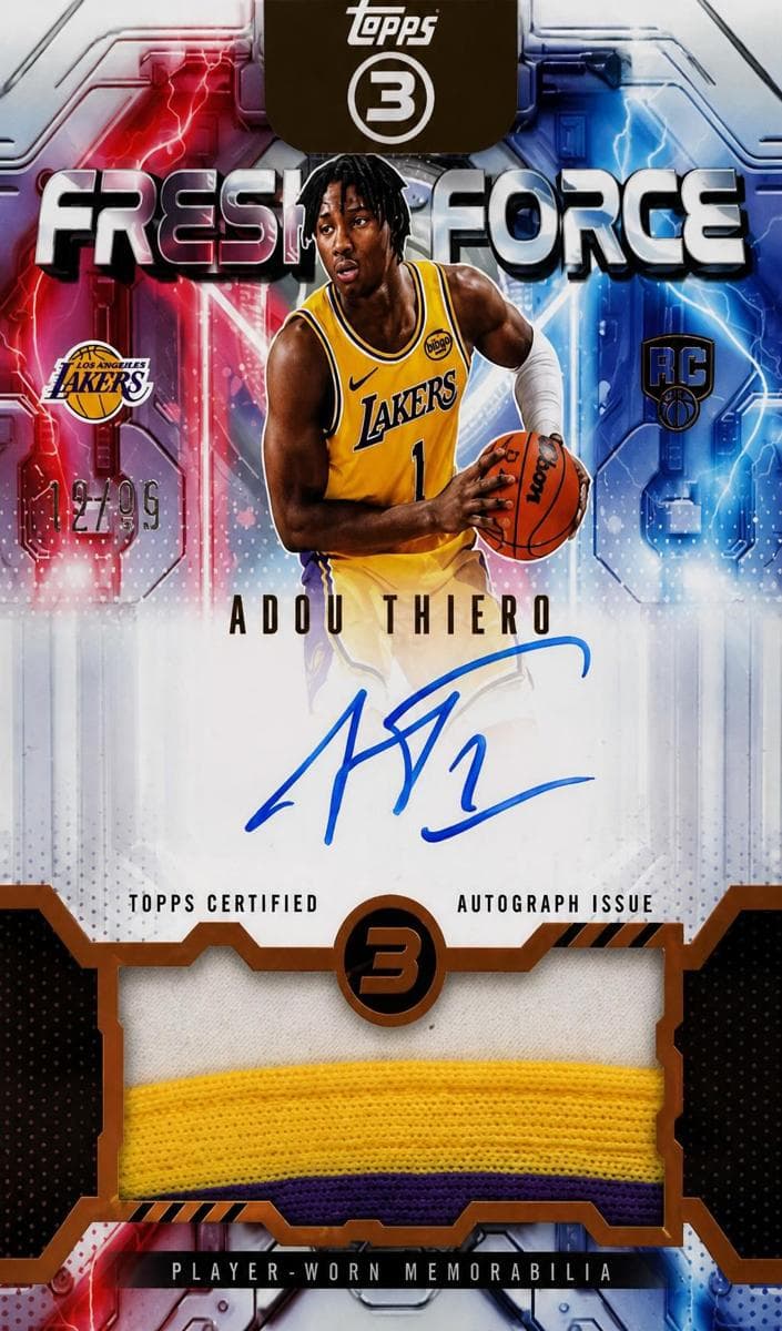 Adou Thiero 2025 topps Topps 3