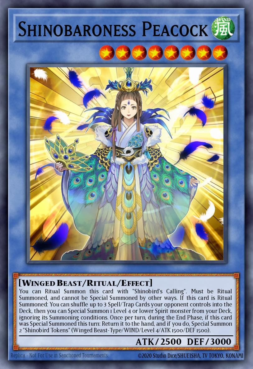 Shinobaroness Peacock #RATE-EN037