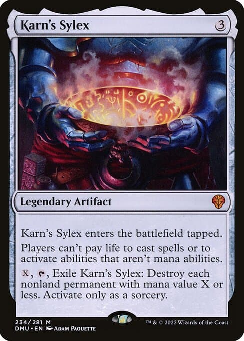 Karn's Sylex 2022 Magic: The Gathering Dominaria United