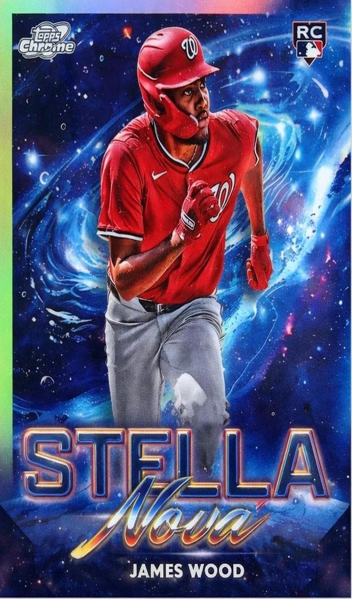 James Wood 2025 topps Topps Cosmic Chrome