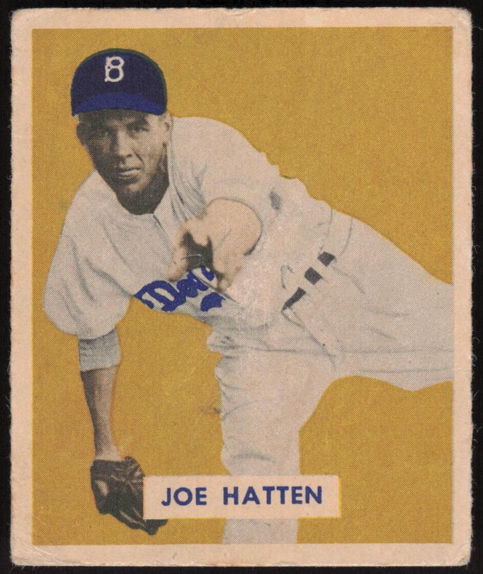 Joe Hatten 1949 bowman Bowman