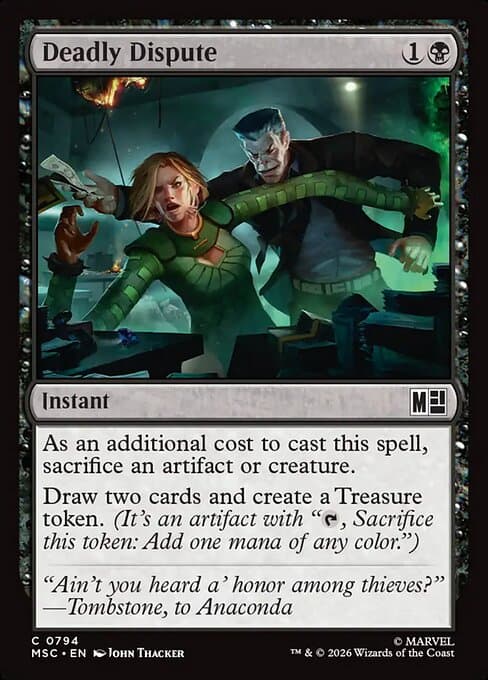 Deadly Dispute 2025 Magic: The Gathering Tarkir: Dragonstorm Commander