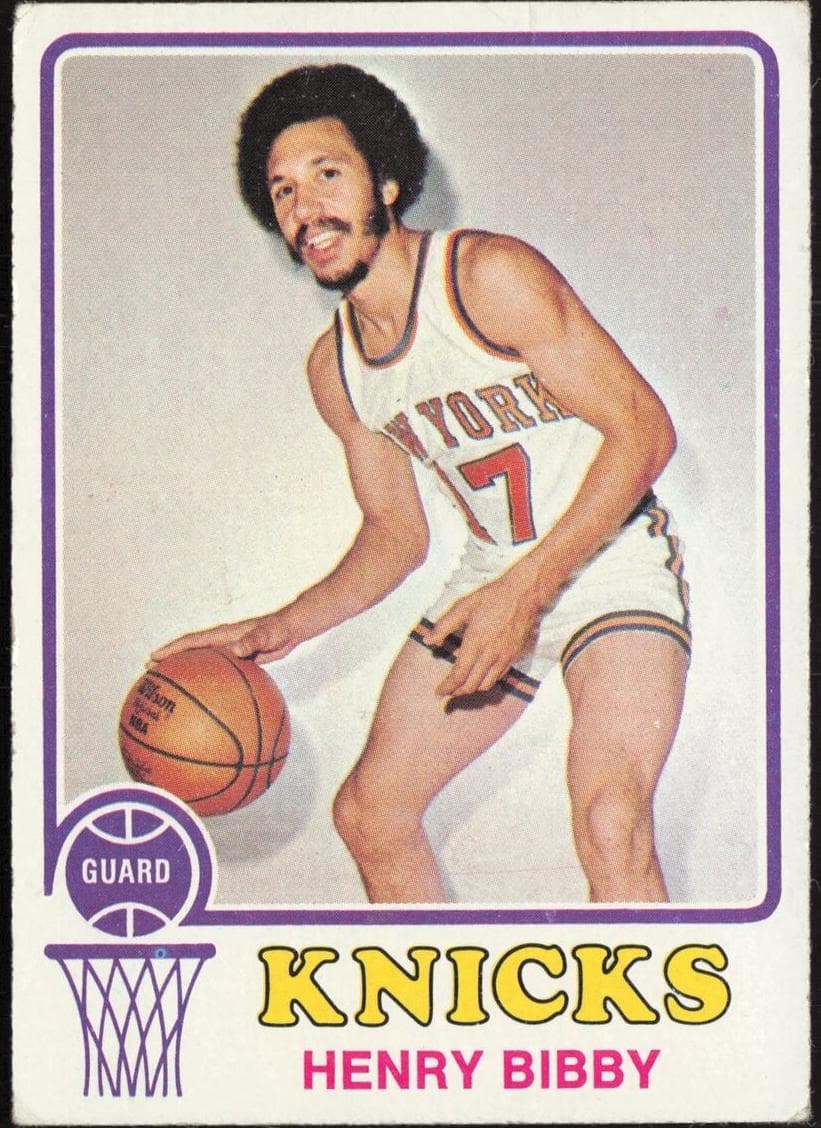 Henry Bibby 1973 topps Topps