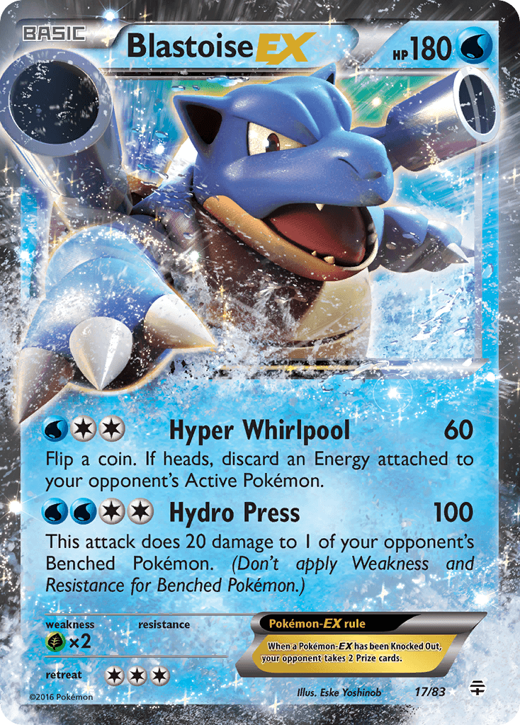 Blastoise EX #17