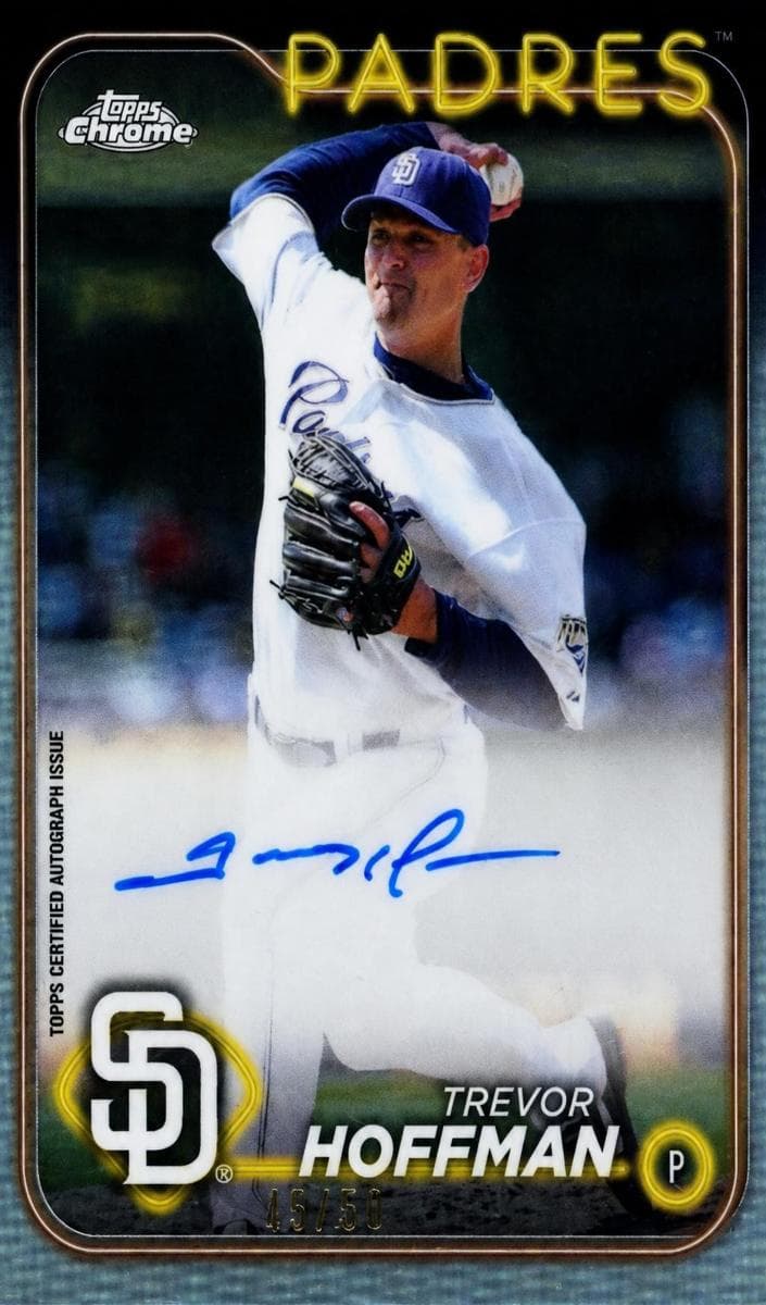 Trevor Hoffman 2024 topps Topps Chrome Update