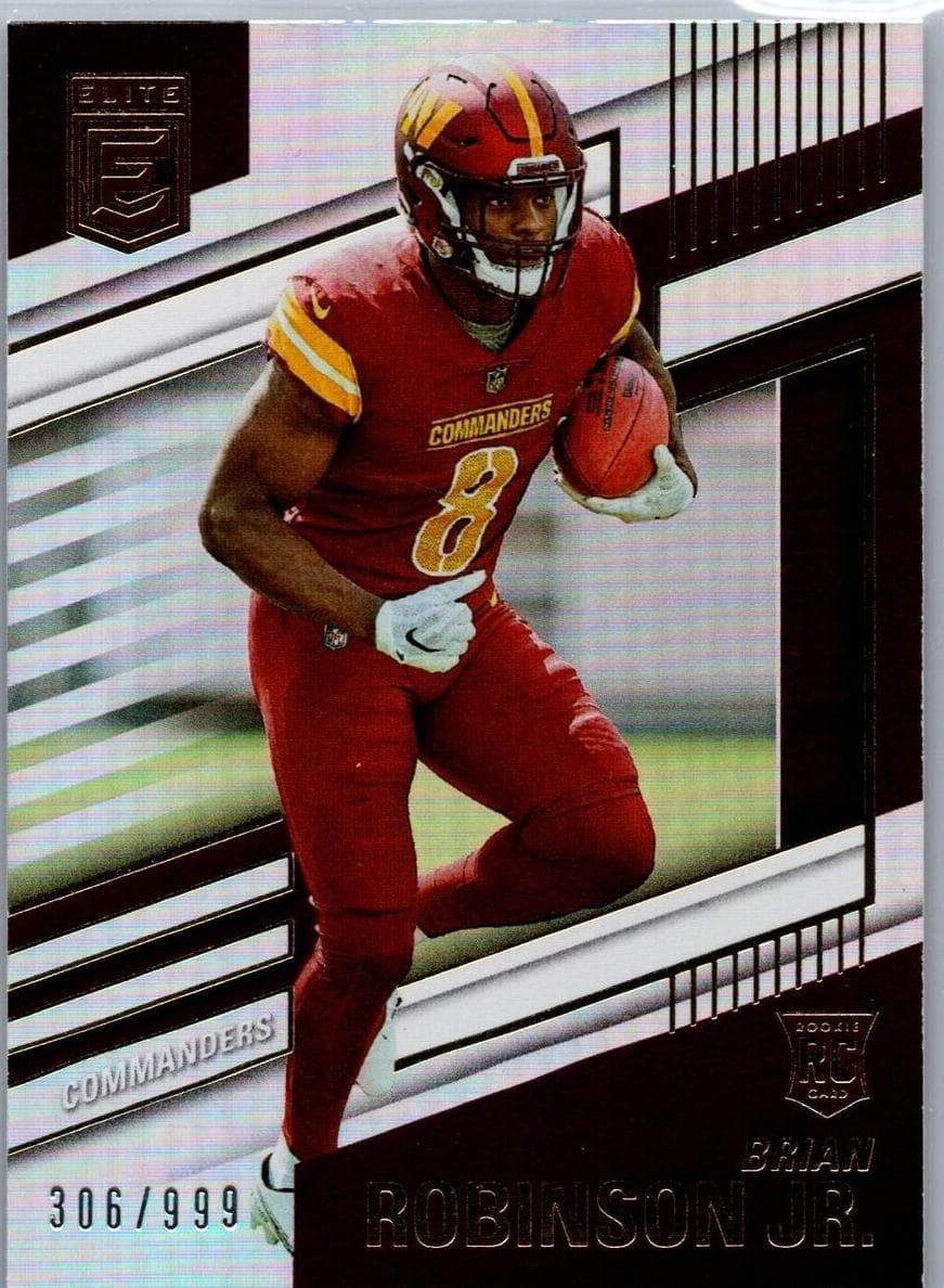 Brian Robinson Jr. 2022 panini Donruss Elite