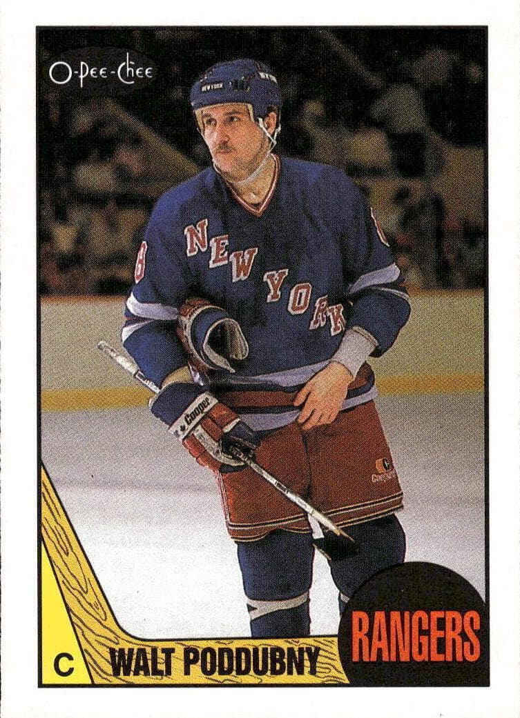 Walt Poddubny 1987 topps O-Pee-Chee