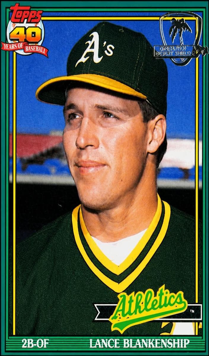Lance Blankenship 1991 topps Topps