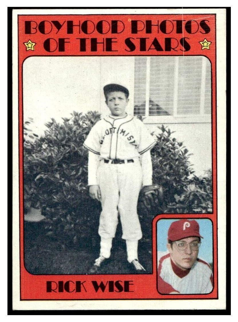 Rick Wise 1972 topps Topps