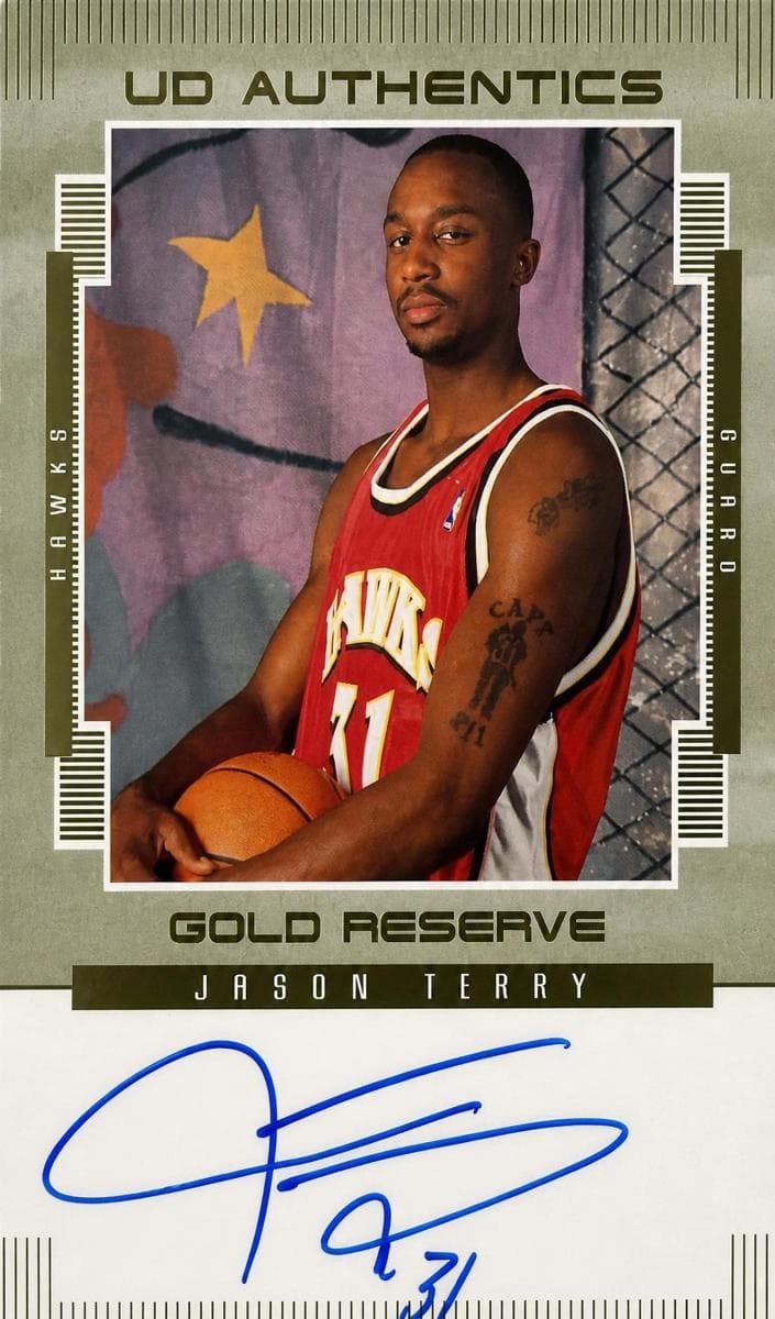 Jason Terry 1999 upper-deck Gold Reserve