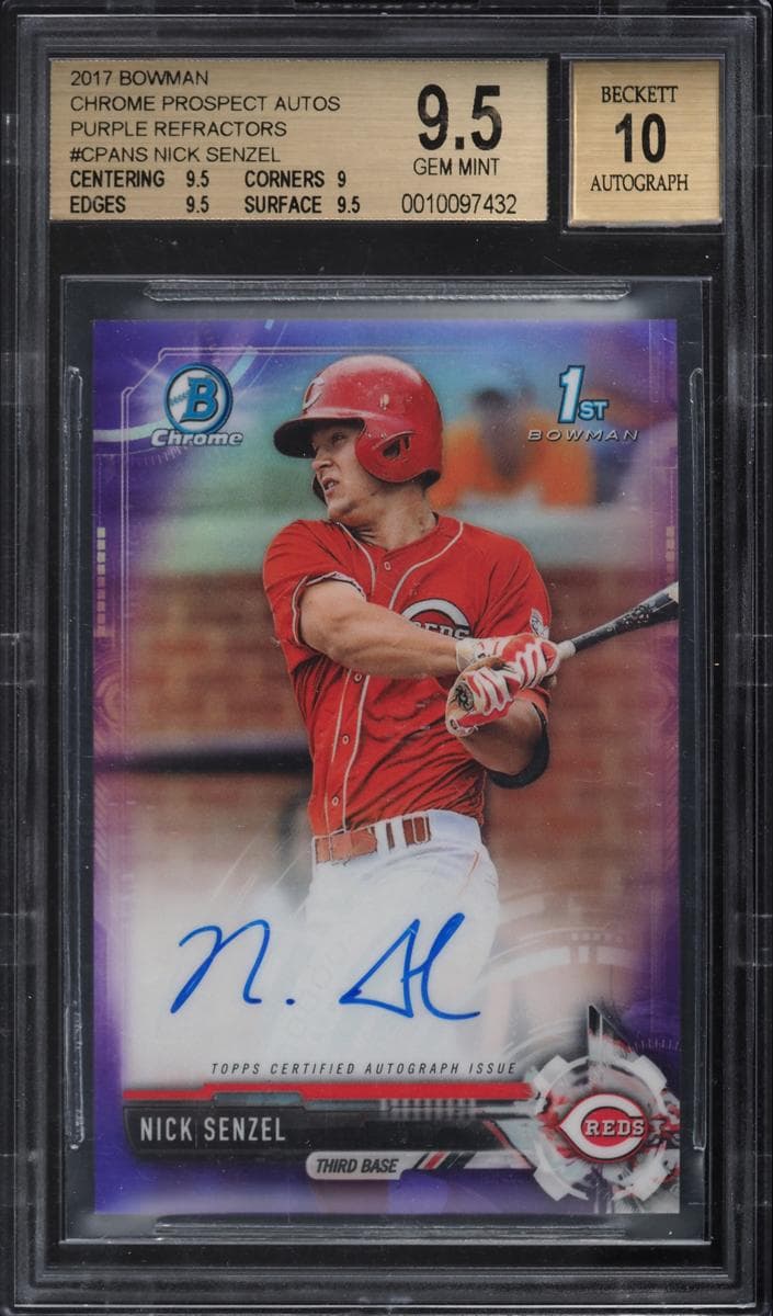 Nick Senzel 2017 bowman