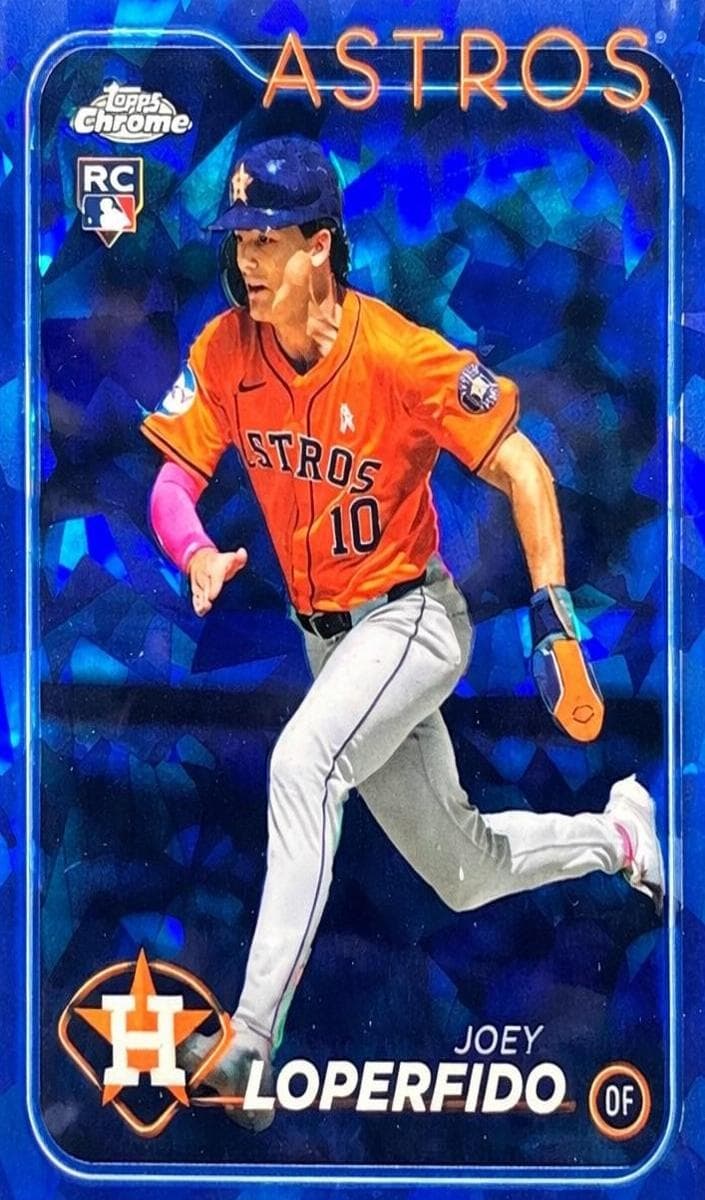 Joey Loperfido 2024 topps Topps Chrome Update Sapphire Edition