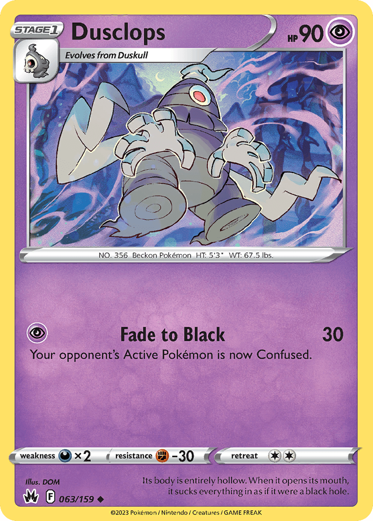 Dusclops 2023 Pokemon
