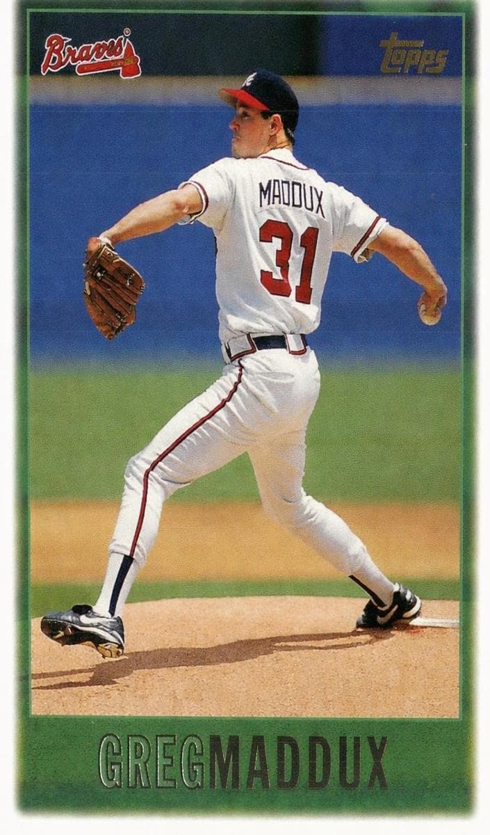 Greg Maddux 1997 topps Topps