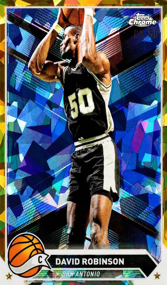 David Robinson 2023 topps Topps Chrome Sapphire Edition