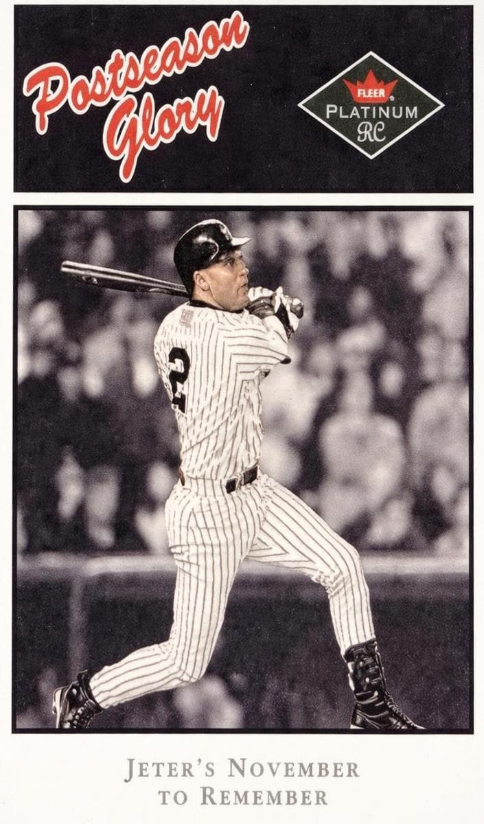Derek Jeter 2001 fleer Fleer Platinum