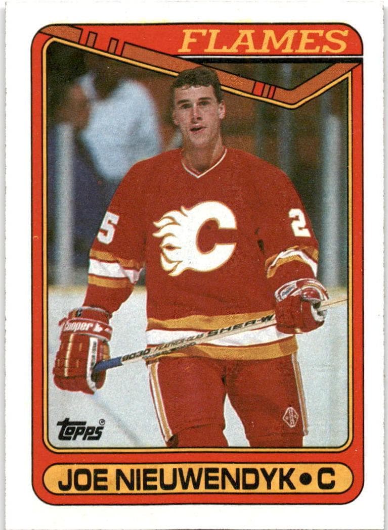 Joe Nieuwendyk 1990 topps Topps