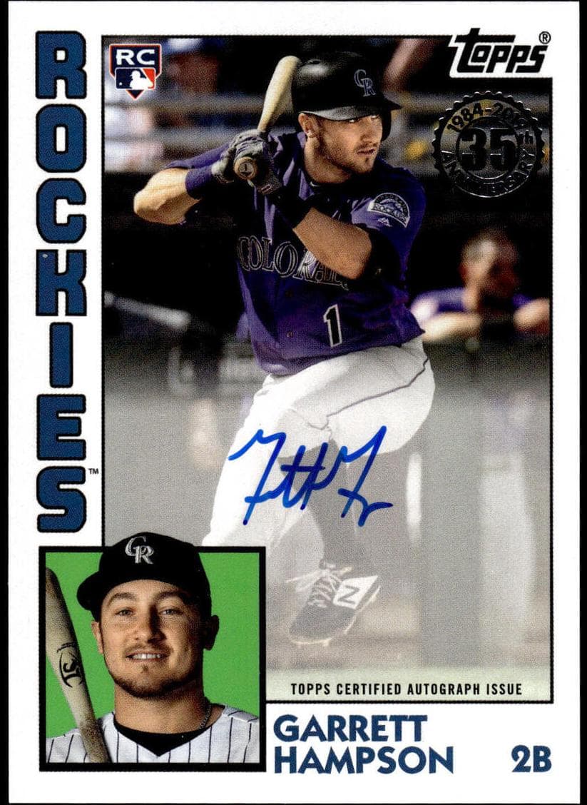 Garrett Hampson 2019 topps Topps Update