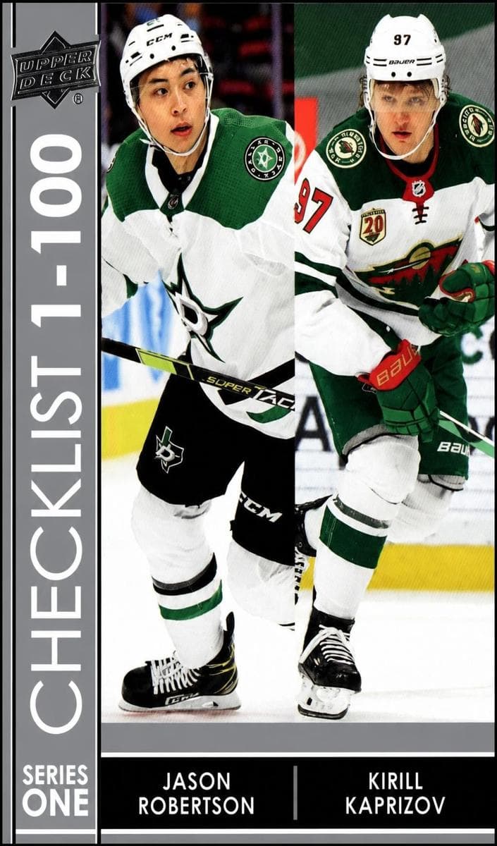 Jason Robertson/Kirill Kaprizov CL 2021 upper-deck