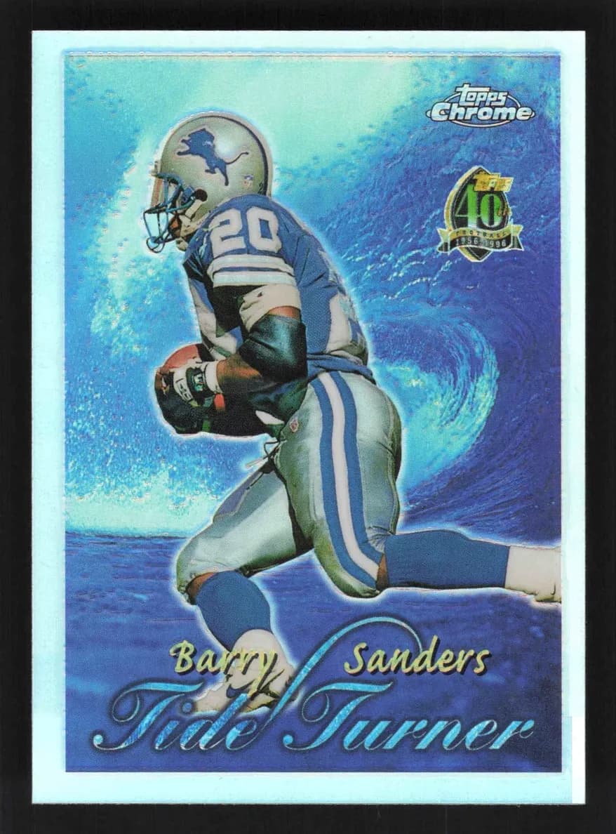 Barry Sanders 1996 topps