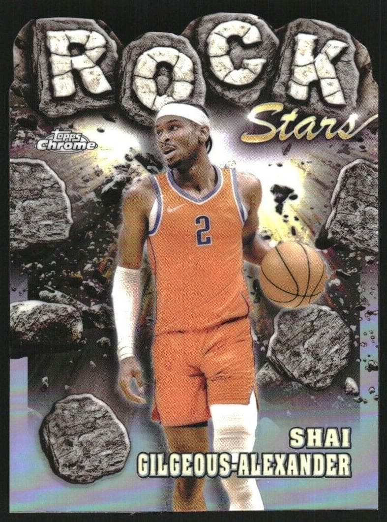 Shai Gilgeous-Alexander 2023 topps Topps Chrome