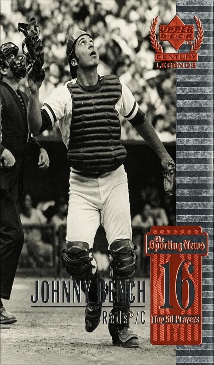Johnny Bench 1999 upper-deck Upper Deck Century Legends