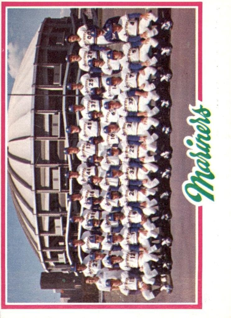 Seattle Mariners 1978 topps Topps