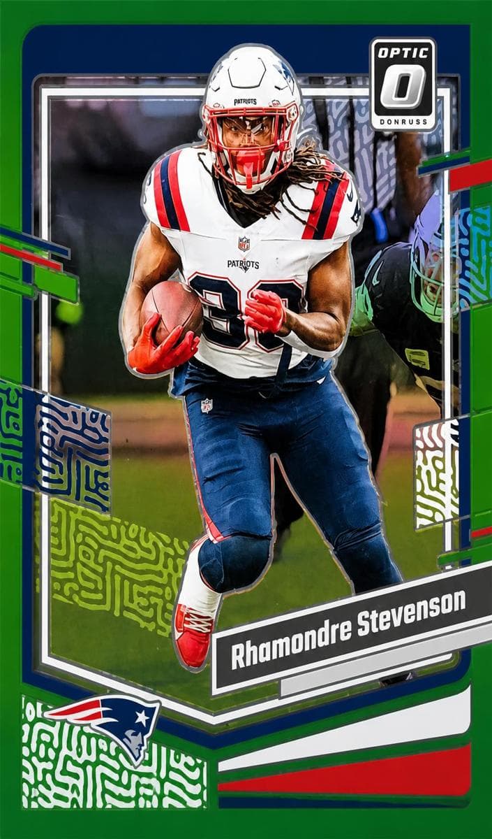 Rhamondre Stevenson 2023 panini Donruss Optic