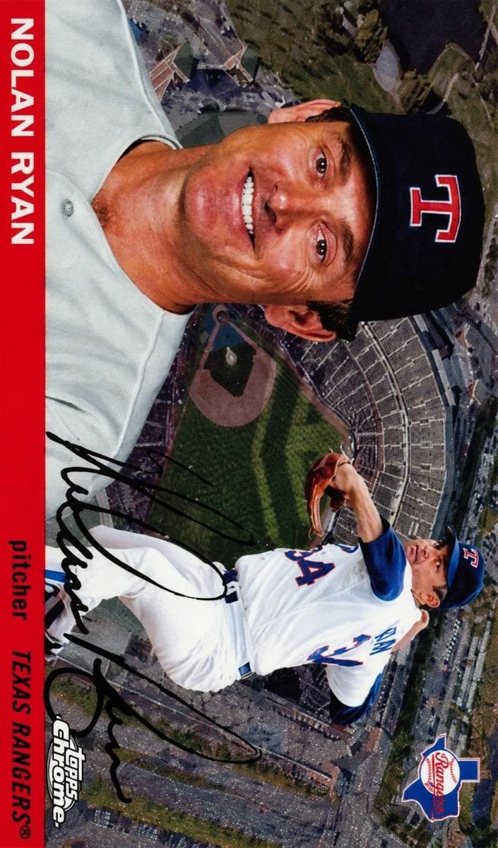 Nolan Ryan 2025 topps Topps Chrome Platinum