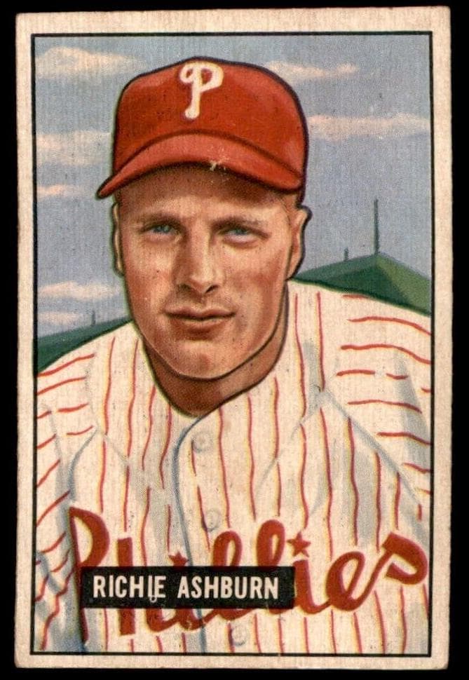 Richie Ashburn 1951 bowman Bowman