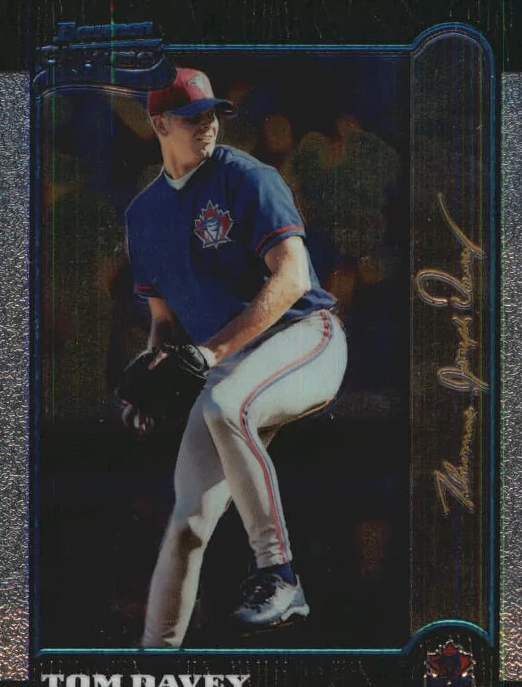 Tom Davey 1999 bowman Bowman Chrome