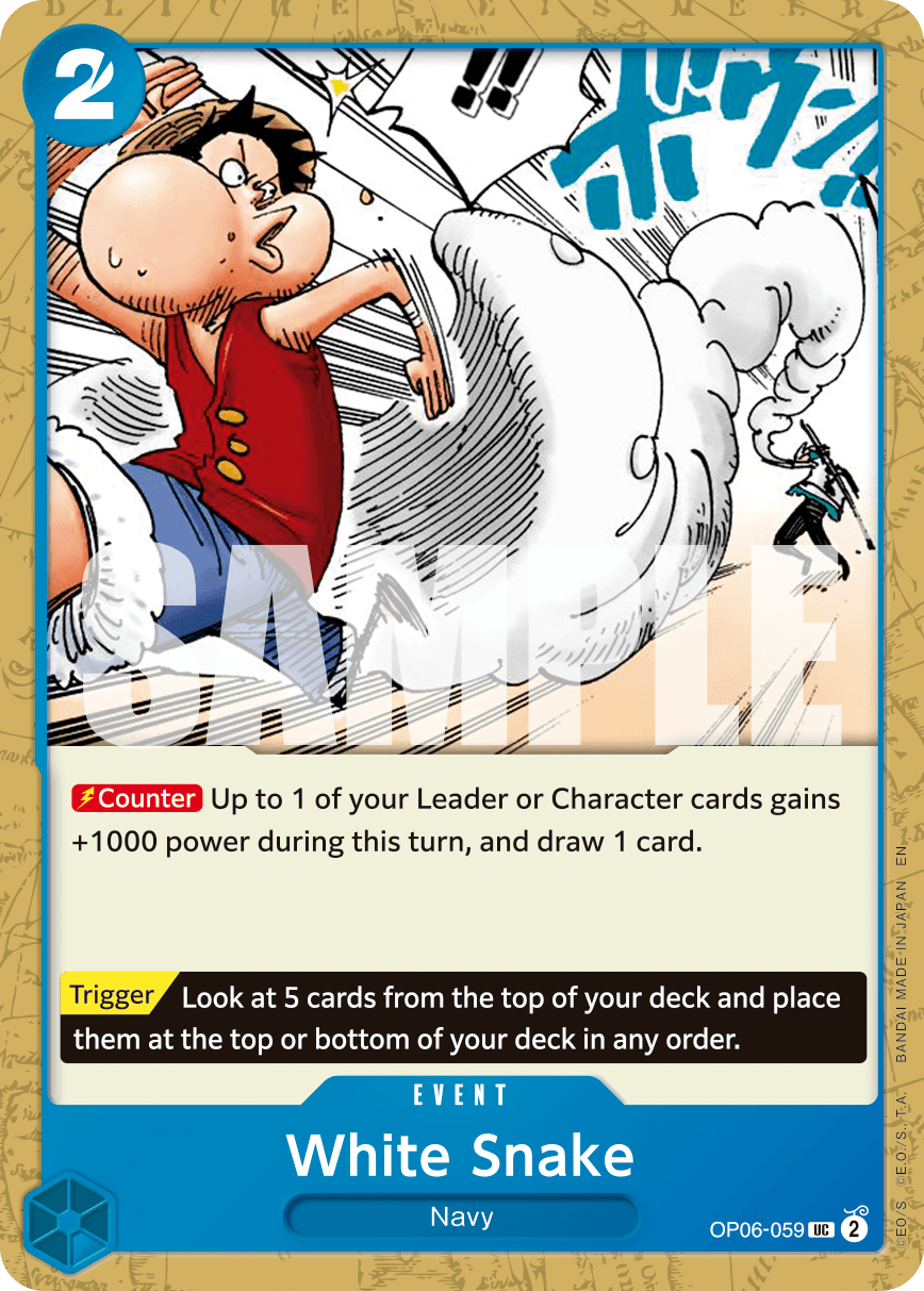 White Snake 2024 One Piece Japanese Wings of the Captain