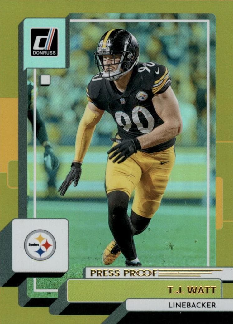 T.J. Watt 2022 panini Donruss