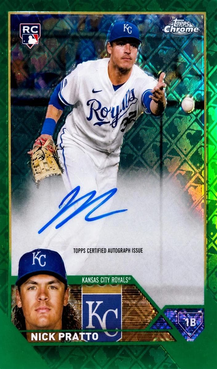 Nick Pratto 2023 topps Topps Chrome Logofractor Edition